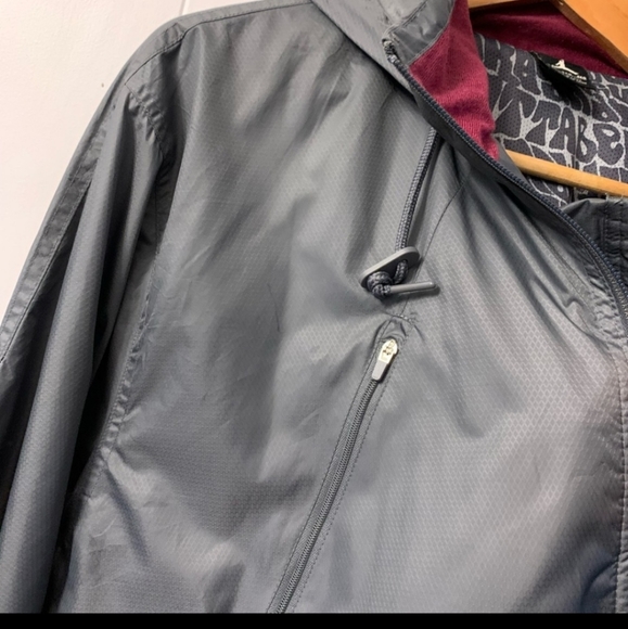 Jordan Jacket Grey Lined Death Defying Flying 360 Slam Dunk Basketball - Picture 11 of 15